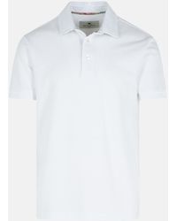 Etro - 'roma' Cotton Polo Shirt - Lyst