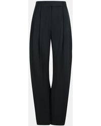 The Attico - 'gary' Long Virgin Wool Pants - Lyst