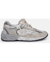 Golden Goose - Dad Star And Grey Cowhide Blend Sneakers - Lyst