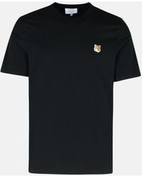 Maison Kitsuné - 'Fox Head' Cotton T-Shirt - Lyst