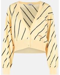 Versace - Wool Cardigan - Lyst