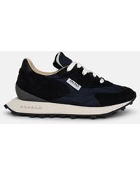 RUN OF - Two-tone Suede Blend Sneakers - Lyst