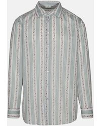 Etro - Roma Shirt In Teal Cotton - Lyst