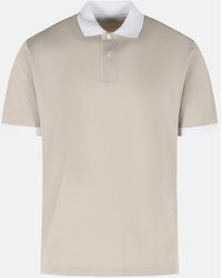 Eleventy - Cotton Polo Shirt - Lyst