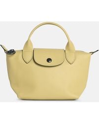 Longchamp - Pistachio Lear Bag With 'Xs Le Pliage Xtra' Handle - Lyst
