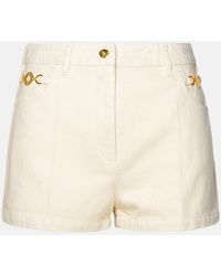 Patou - Cotton Mini Shorts - Lyst