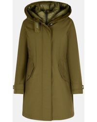 Woolrich - 3-in-1 'authentic' Dark Cotton Blend Parka - Lyst
