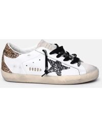 Golden Goose - Super-Star Classic Leather Sneakers - Lyst