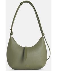 Furla - 'S Borsa A Spalla Goccia' Avocado Lear - Lyst