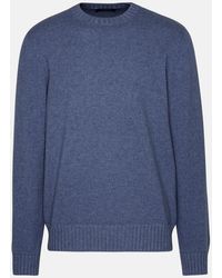 Gran Sasso - Blue Cashmere Sweater - Lyst