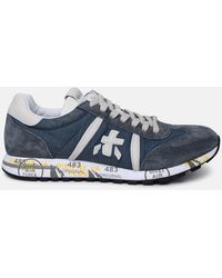 Premiata - 'lucy' Leather And Fabric Sneakers - Lyst