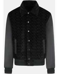 Balmain - 'Monogram' Bomber Jacket - Lyst