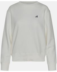Autry - White Cotton Sweatshirt - Lyst