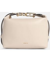 Furla - Borsa A Spalla Mini 'Tonie' Lear Color Avorio - Lyst