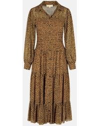 MICHAEL Michael Kors - 'Leopardato' Polyester Dress - Lyst