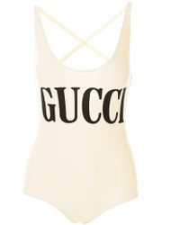 gucci logo bikini