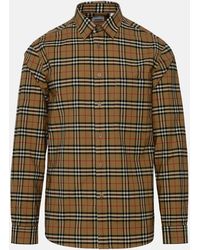 Burberry - Slim Fit Shirt With Oversize Check Pattern - Lyst