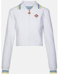 Casablancabrand - 'towelling' Cotton Blend Sweatshirt - Lyst