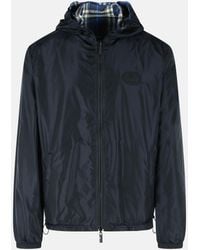 Burberry - Dark Polyester Reversible Jacket - Lyst