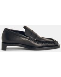 Jil Sander - 'Weeled' Leather Loafers - Lyst