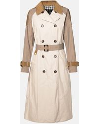 Barbour - 'ingleby' Multicolor Cotton Trench Coat - Lyst