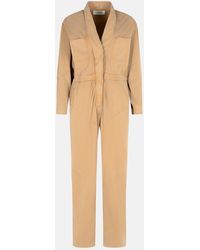 Isabel Marant - Marant Étoile 'remady' Cotton Jumpsuit - Lyst