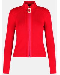 JW Anderson - Crimson Cotton Blend Turtleneck Sweater - Lyst