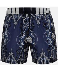 Etro - Polyester Swimming Trunks - Lyst