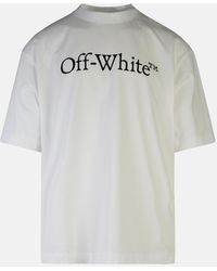 Off-White c/o Virgil Abloh - Off- 'big Bookish' Cotton T-shirt - Lyst