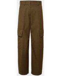 Palm Angels - 'suit Cargo' Cotton Blend Trousers - Lyst
