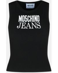 Moschino - Viscose Blend Tank Top - Lyst