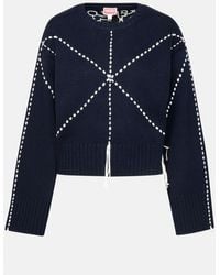 KENZO - ' Sashiko Stitch' Sweater In Wool Blend - Lyst