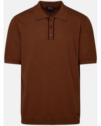 A.P.C. - Cotton Jacky Polo Shirt - Lyst