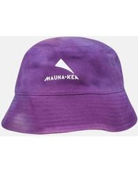 Mauna Kea - Purple Cotton Hat - Lyst