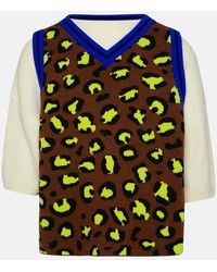 Avril 8790 x Formichetti - Multicolor Wool Sweater And Vest - Lyst