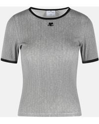 Courreges - Cotton T-Shirt - Lyst