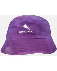 Mauna Kea - Purple Cotton Hat - Lyst