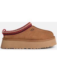 UGG - 'Tazz Ii' Chestnut Suede Slippers - Lyst