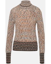 Missoni - Wool Melange Turtleneck Sweater - Lyst