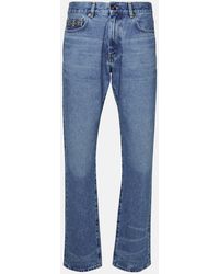 Versace - Blue Cotton Jeans - Lyst