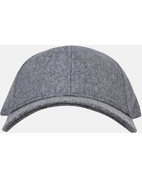 Woolrich - Premium Hat In Melange Wool Blend - Lyst