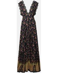 Etro - Paisley Lace-trimmed Gown - Lyst