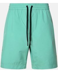 3 MONCLER GRENOBLE - Teal Polyester Swimsuit - Lyst