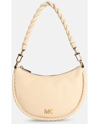 MICHAEL Michael Kors - 'Kyla' Cream Leather Bag - Lyst