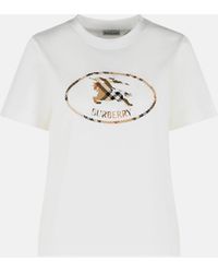 Burberry - 'Frankie' Cotton T-Shirt - Lyst