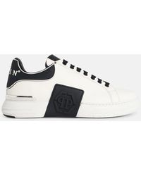 Philipp Plein - 'Phantom' Leather Sneakers - Lyst