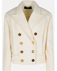 Balmain - Short 'Caban' Virgin Wool And Cashmere Jacket - Lyst