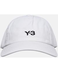 Y-3 - Dad' Talc Cotton Hat - Lyst