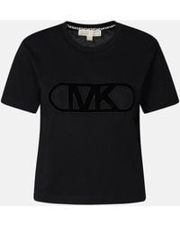 MICHAEL Michael Kors - Empire Cotton T-shirt - Lyst