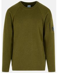 C.P. Company - 'grs' Wool Blend Sweatshirt - Lyst